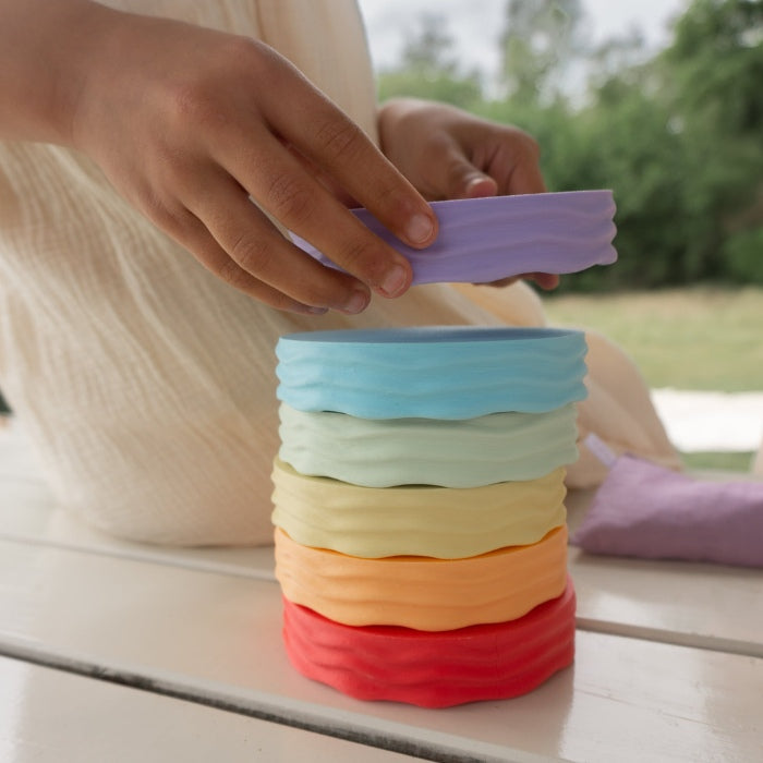 Grennn Waves Speelbakje pastel geel