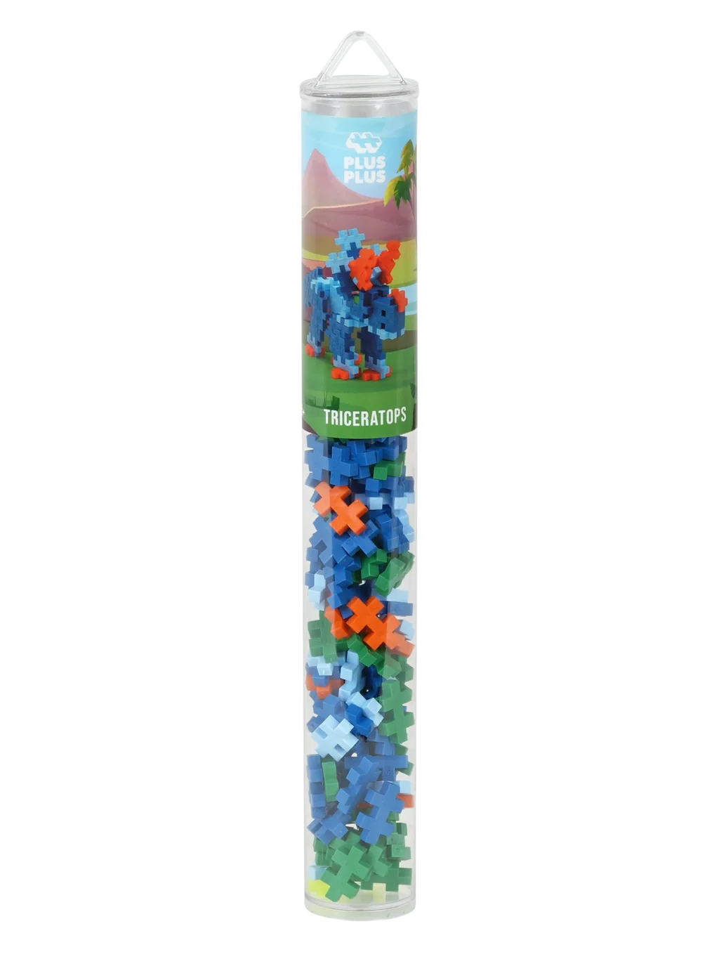 PlusPlus Tube Triceratops 100 stuks