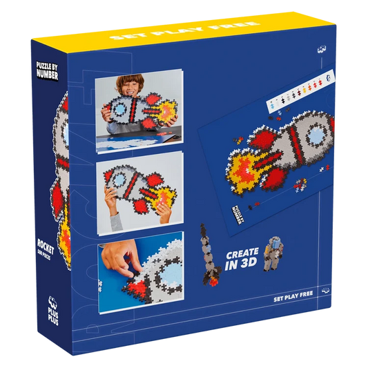 Bouwset Puzzle by Number Raket - 500 stuks