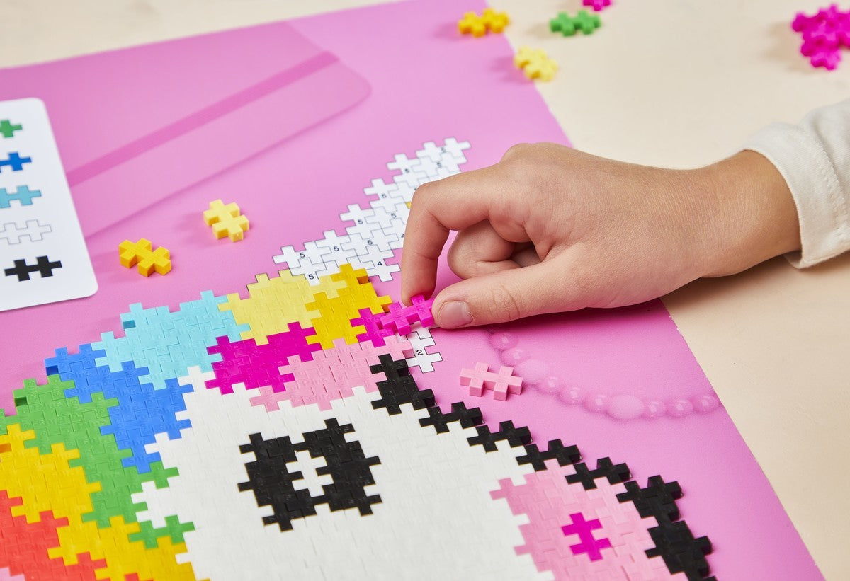 Bouwstenen- puzzle by number- unicorn