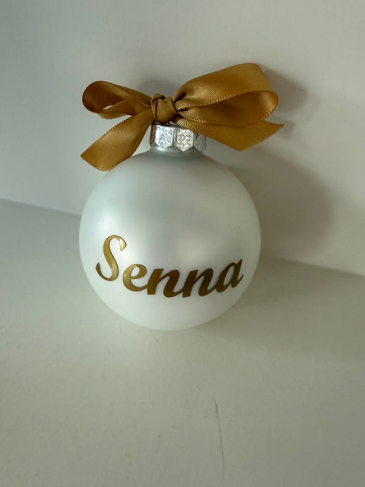 Gepersonaliseerde kerstbal