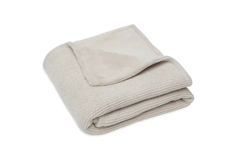 Fleece deken nougat
