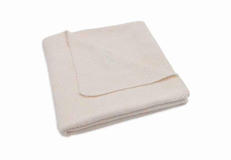 Dekentje Cosy knit Ivory