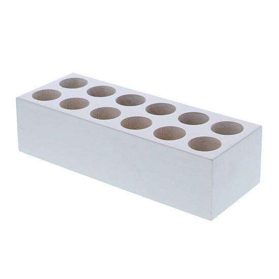 Houten proefbuis houder