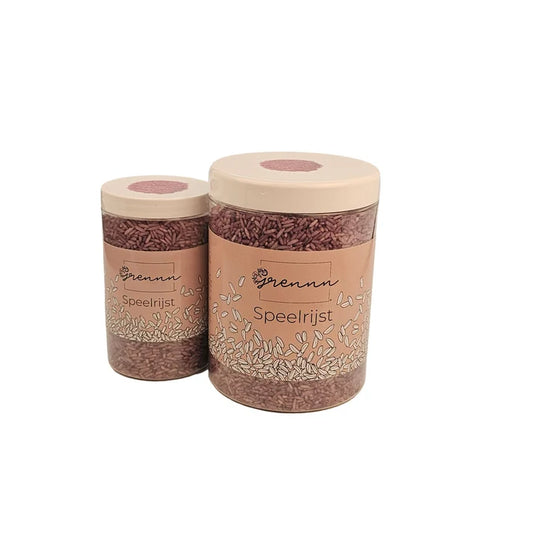 Grennn speelrijst paars mix 750gr