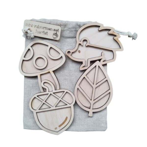 Mini vulvormen Herfst- 4 stuks