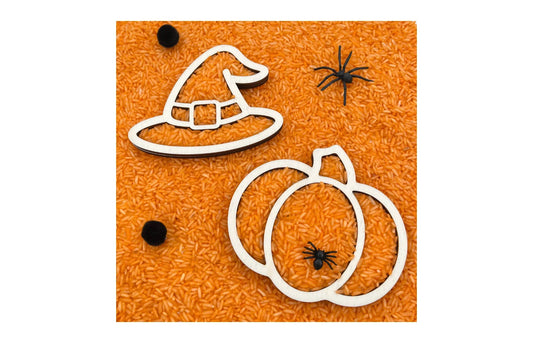 Vulvormen Halloween 4 stuks