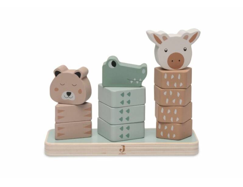 Houten stapeltoren- Jungle Jambo