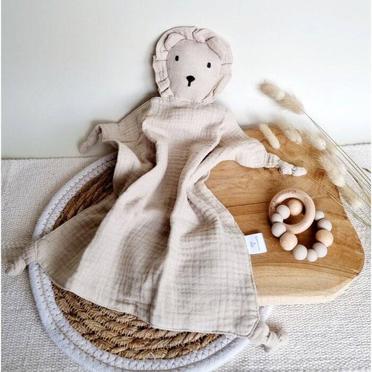 Hydrofiele Knuffel leeuw: beige