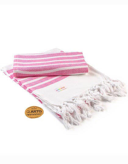 Hamam handdoek geborduurd met naam