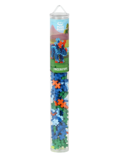 PlusPlus Tube Triceratops 100 stuks