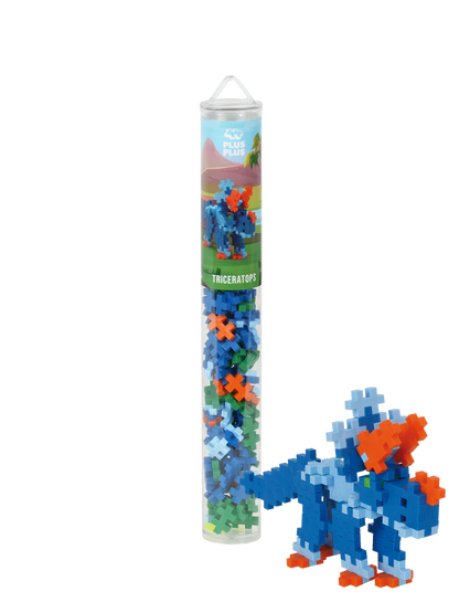 PlusPlus Tube Triceratops 100 stuks