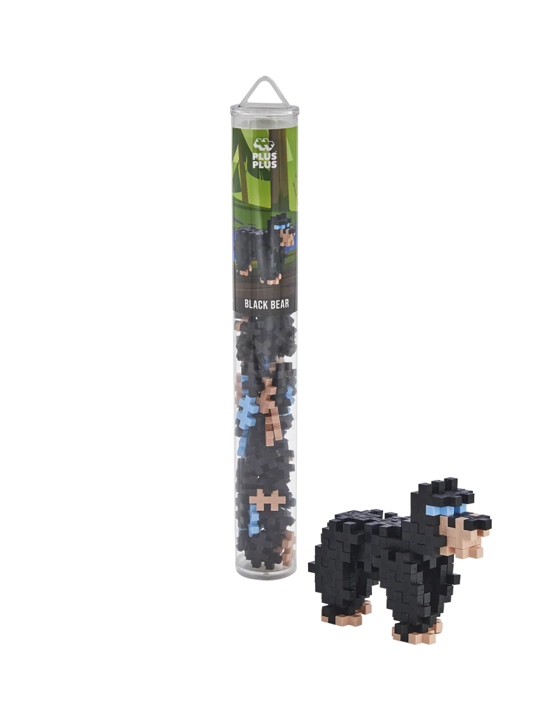 Plusplus Tube Black Bear 100 stuks