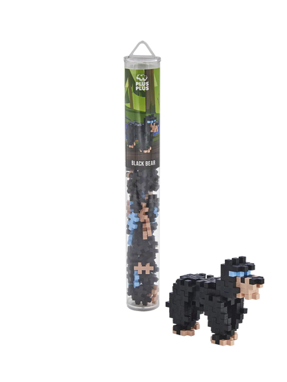 Plusplus Tube Black Bear 100 stuks