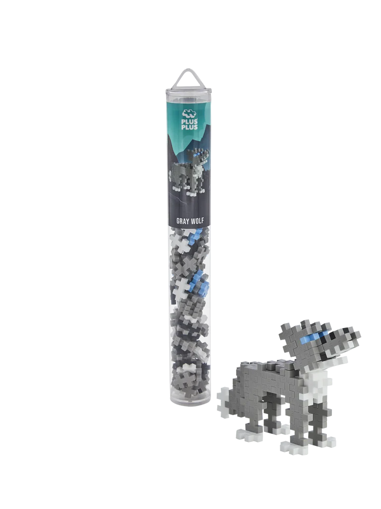 PlusPlus Tube Wolf 100 stuks