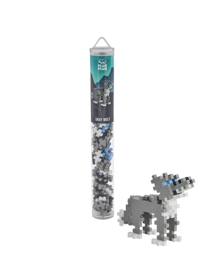 PlusPlus Tube Wolf 100 stuks
