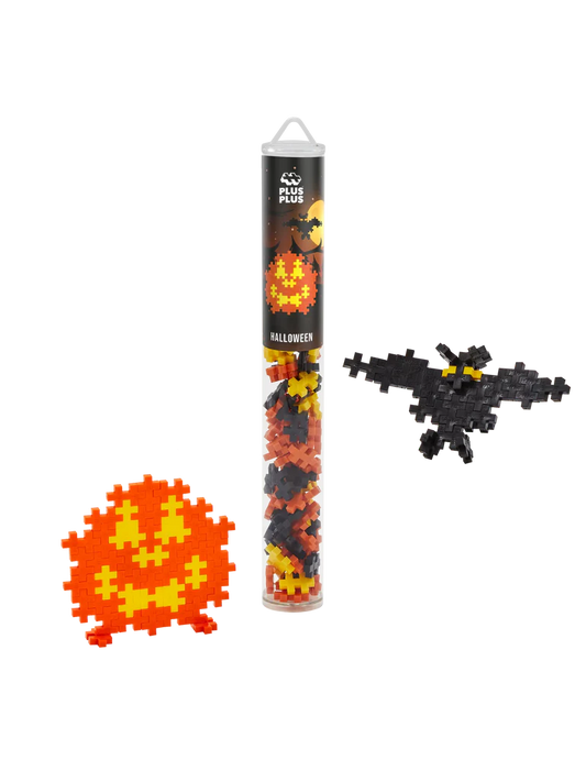 Bouwstenen, Tube Halloween, 100 stuks - Plus Plus