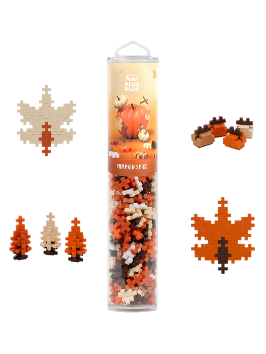 Bouwstenen, Tube Pumpkin Spice, 240 stuks - Plus Plus