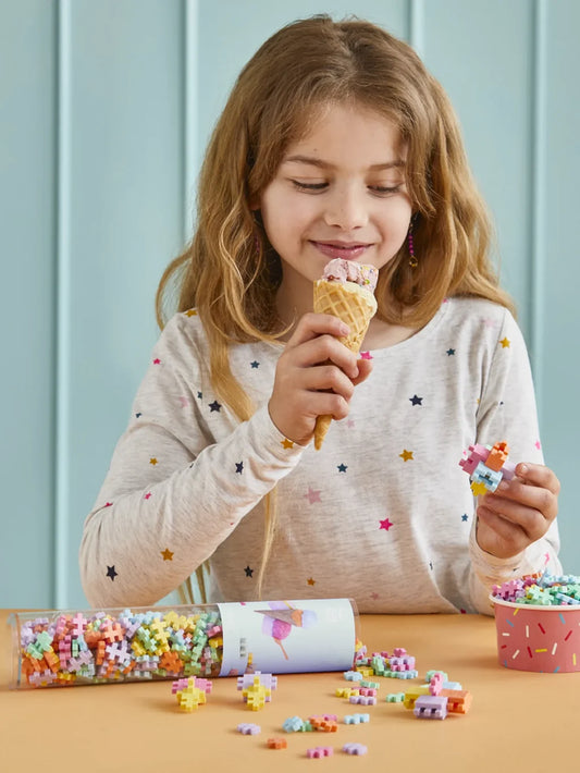 Bouwstenen, Tube Gelato kleurenmix, 240 stuks - Plus Plus