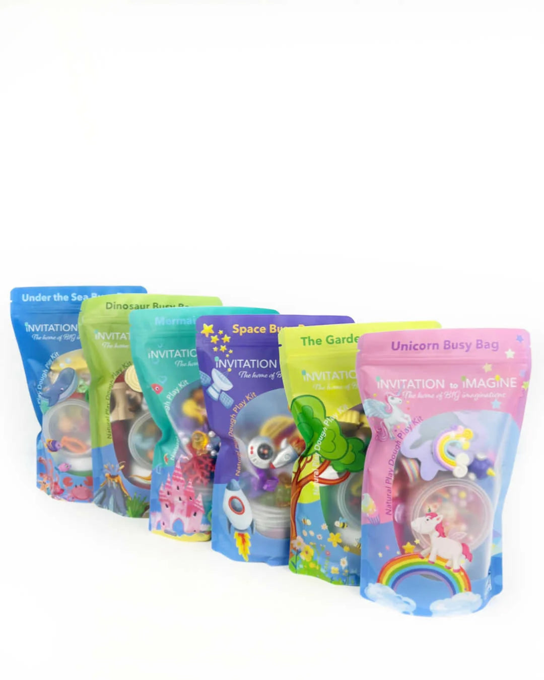 Under the sea Busy bags - Sensorische speelset met natuurlijke speelklei