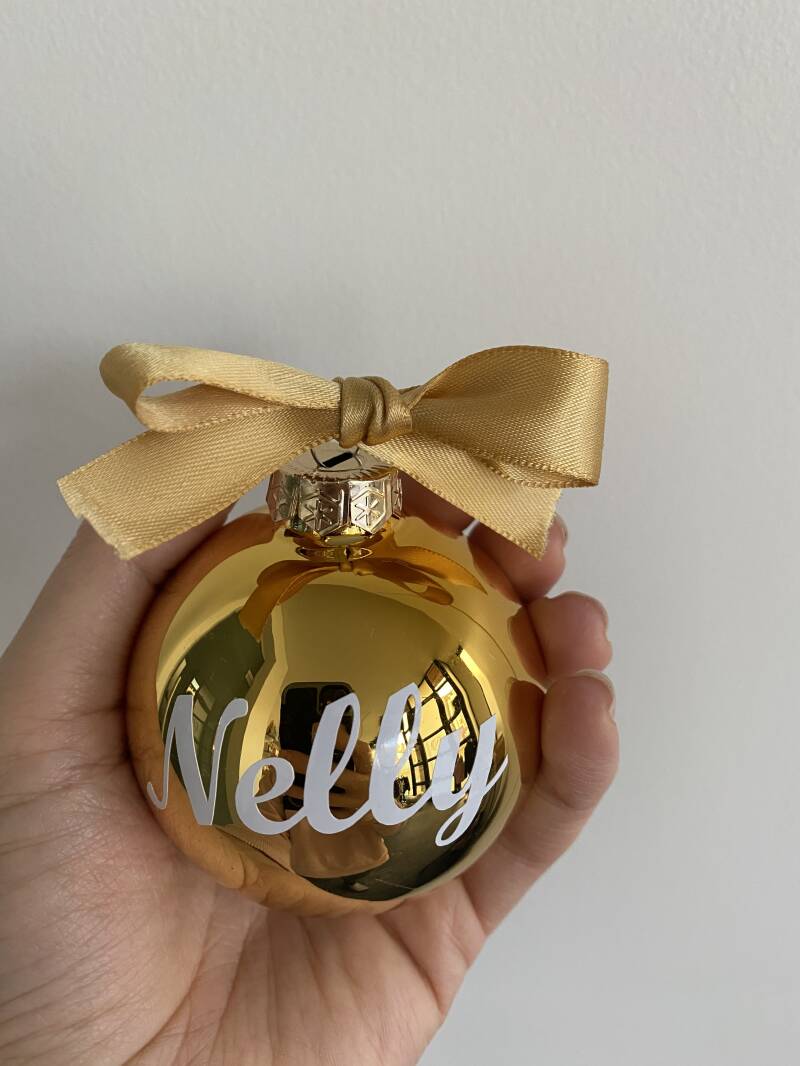 Gepersonaliseerde kerstbal