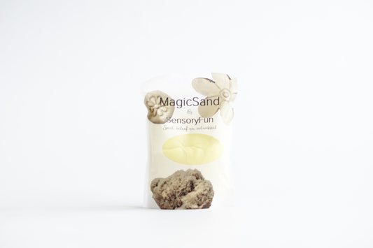 Sensoryfun Magisch zand 1kg- geel