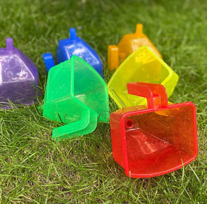 TickiT Set van 6 transparante trechters