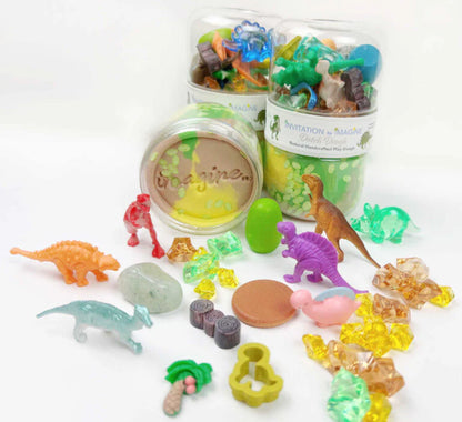 Invitation to imagine speeldeeg dinosaur play pot