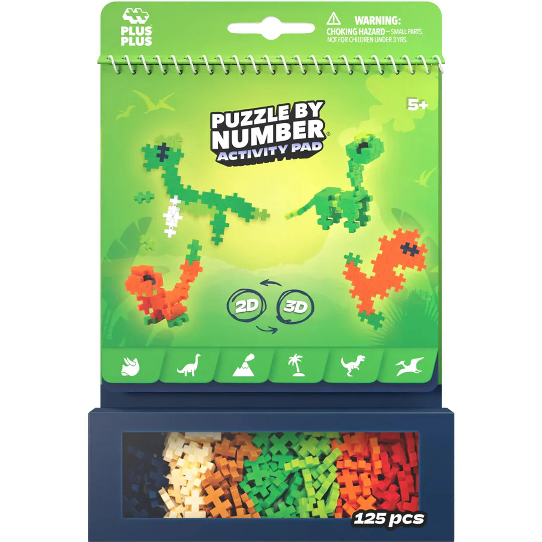 Plus plus activity pad: dino
