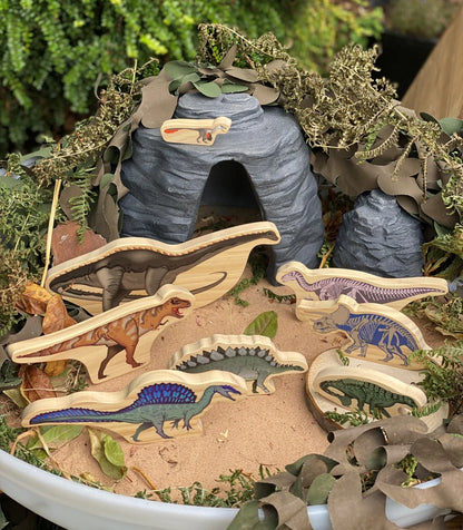 Yellow Door Houten speelfiguren Dino’s