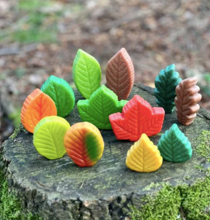 Yellow Door Leaves Sensory Play Stones