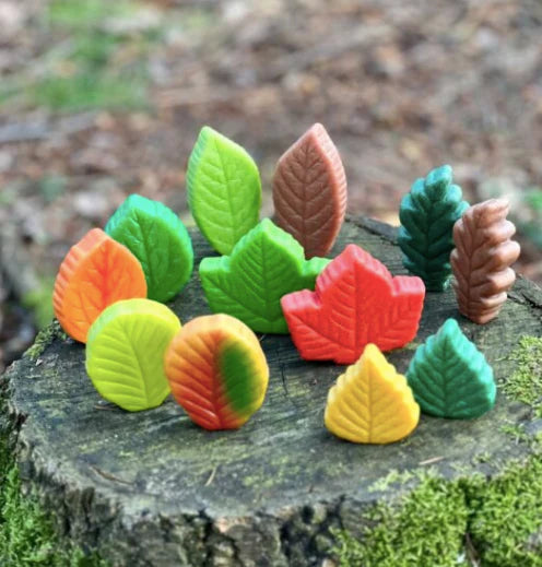 Yellow Door Leaves Sensory Play Stones