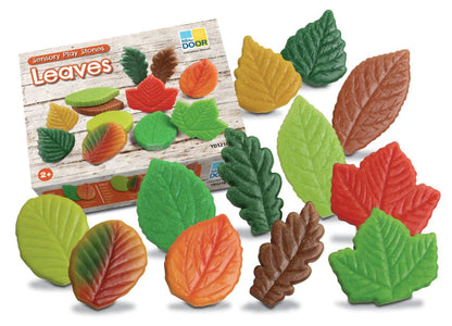 Yellow Door Leaves Sensory Play Stones