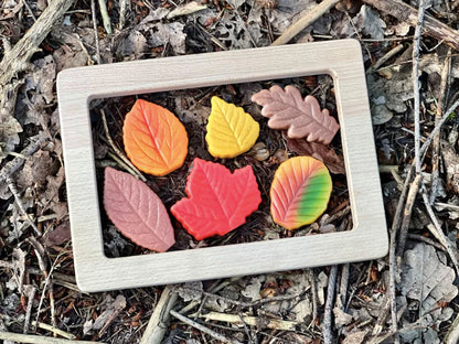 Yellow Door Leaves Sensory Play Stones