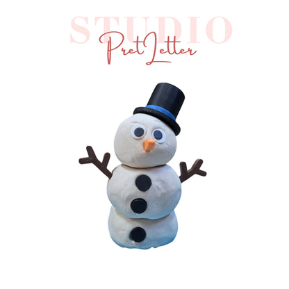 Loose parts - Maak een sneeuwpop