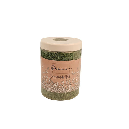 Speelrijst donker groen- 750 gram