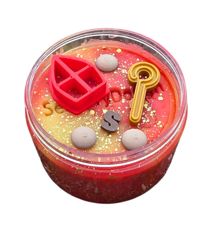 Natuurlijk speelklei met topping Sinterklaas