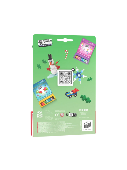 Plus Plus Puzzle by Number – Christmas (125 stuks)