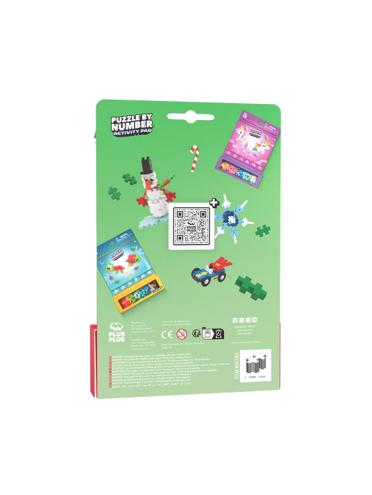 Plus Plus Puzzle by Number – Christmas (125 stuks)