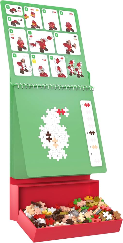 Plus Plus Puzzle by Number – Christmas (125 stuks)