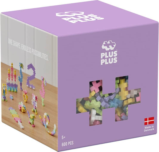 Bouwstenen - Pastel- 600 stukken