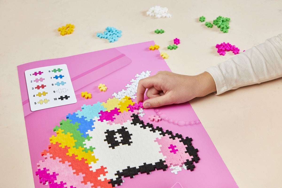 Bouwstenen- puzzle by number- unicorn