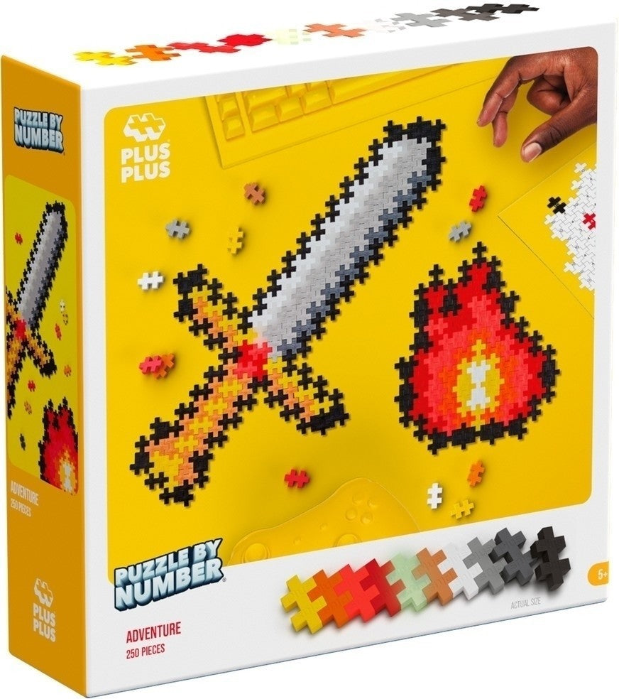 Bouwstenen- puzzle by number - adventure