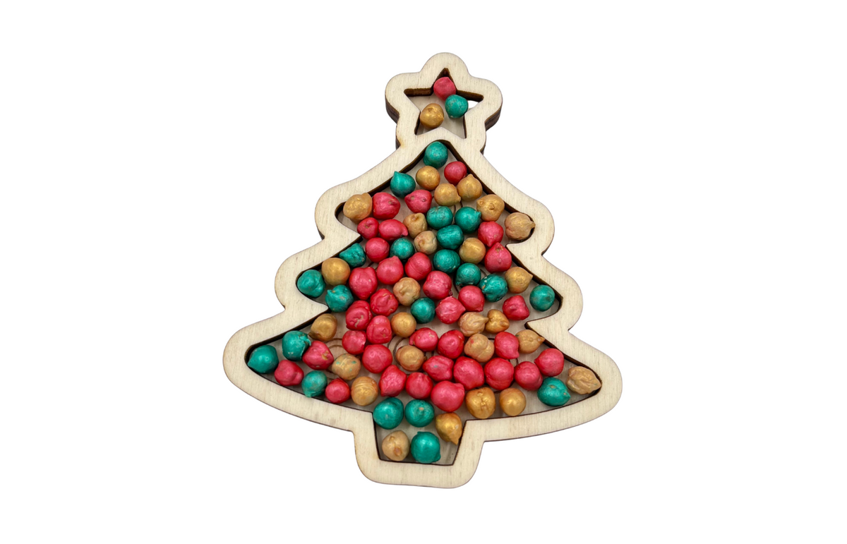 Houten Vulvormen kerst - 4 stuks