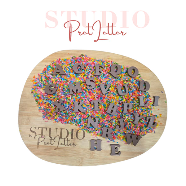 Loose parts - Letterchocolade