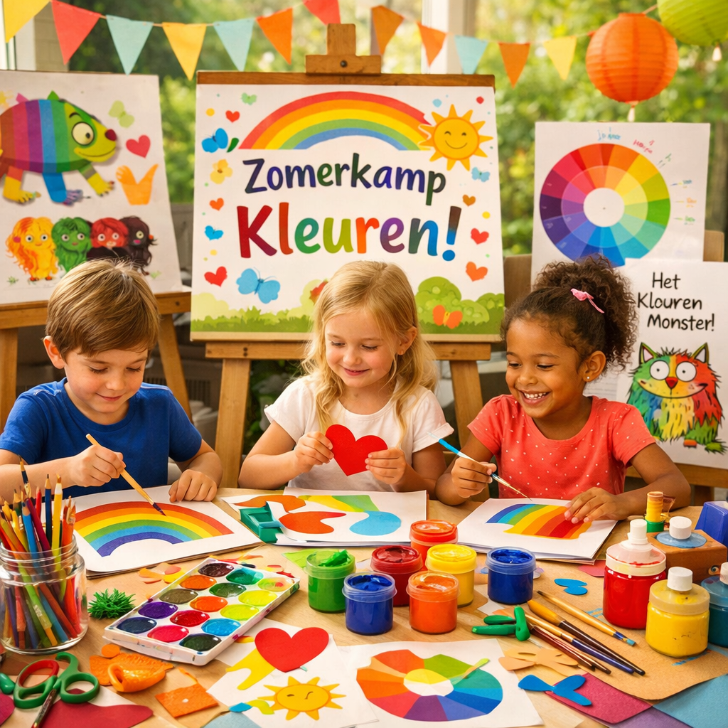Zomerkamp: kleuren en geuren
