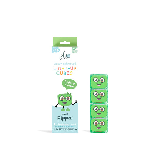 GloPals - light up cubes - Pippa- groen- 4st.