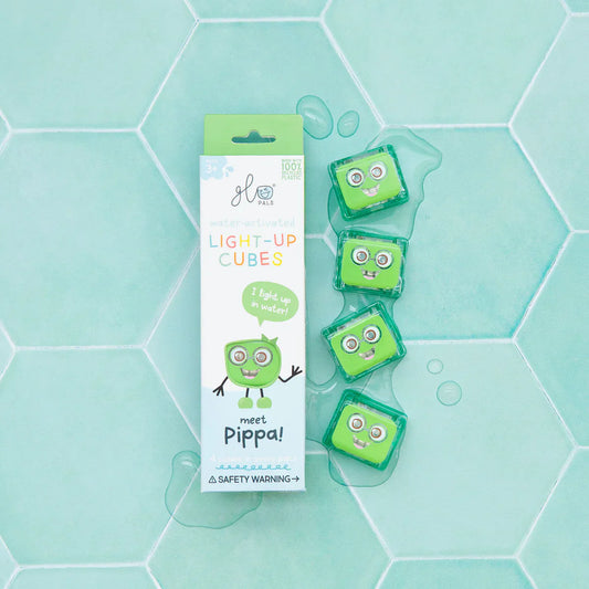 GloPals - light up cubes - Pippa- groen- 4st.