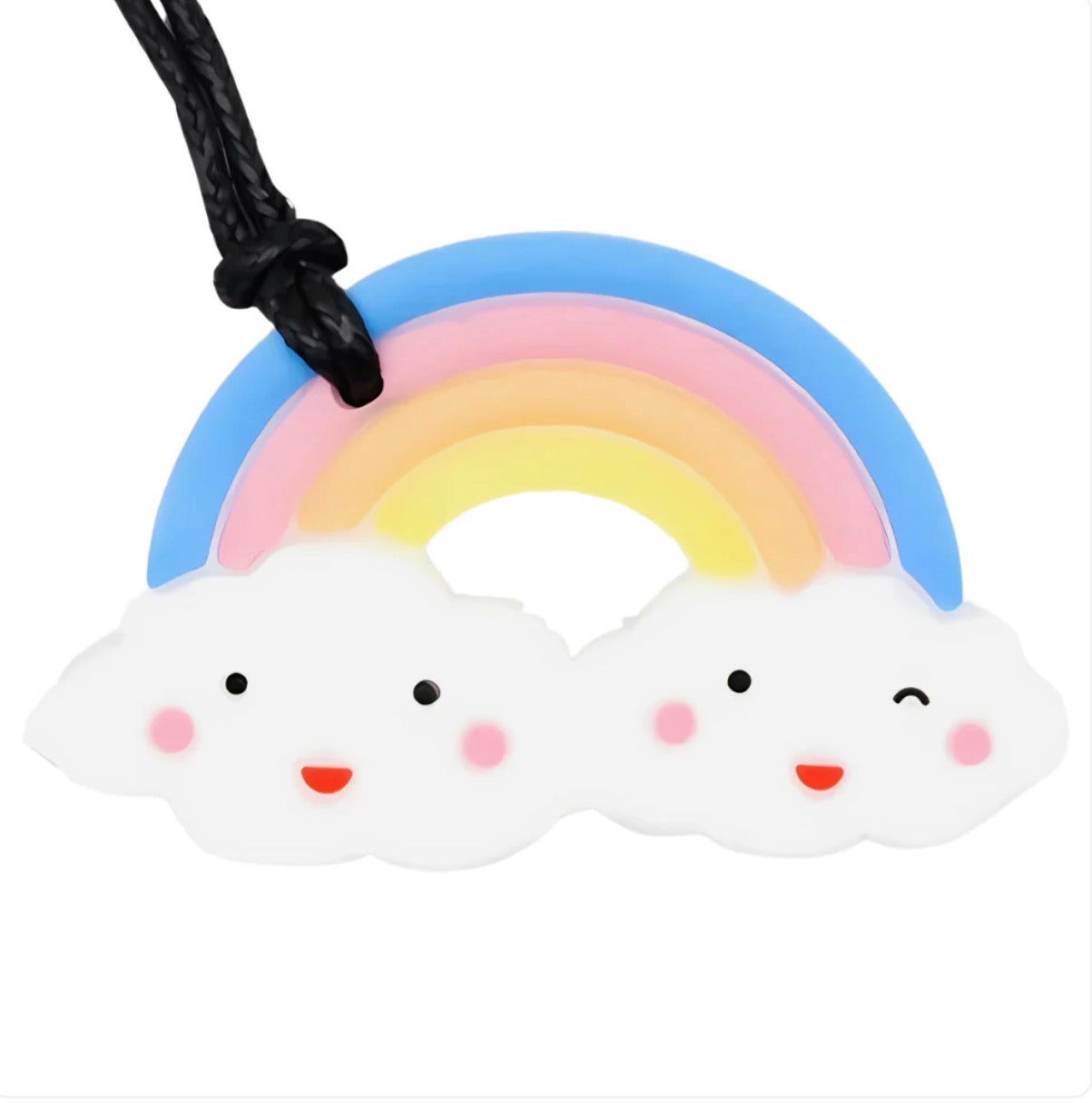 Jellystone Design - bijtketting regenboog pastel (soft)
