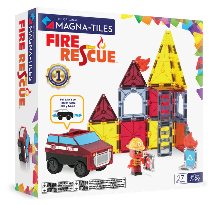 Magna-Tiles Fire rescue 27st
